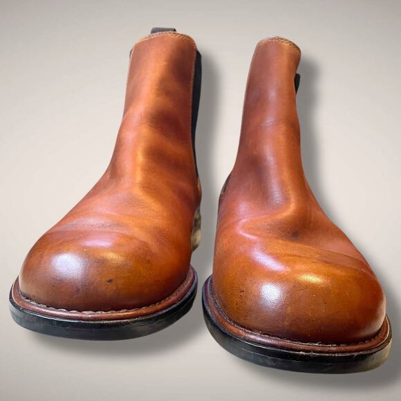 Men's 10 TIMBERLAND Men's Tan Premium Leather Waterproof Chelsea Boots - Picture 6 of 12